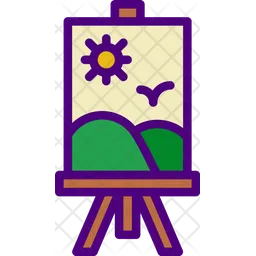 Canvas Painting  Icon