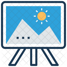 Canvas painting Icon