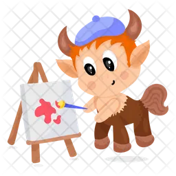 Canvas Painting  Icon
