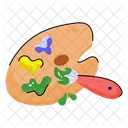 Paint Palette Canvas Icon