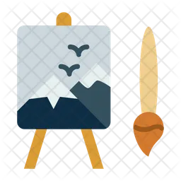 Canvas Stand  Icon