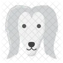 Cão galgo afegão  Ícone