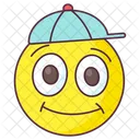 Cap Emoji Kid Cartoon Emotag Icon