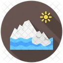 Capa De Hielo Polar Derretimiento Icon