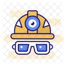 Capacete e óculos  Icon