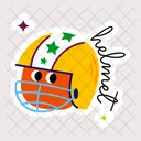 Capacete esportivo  Ícone