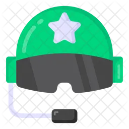 Capacete de piloto  Ícone