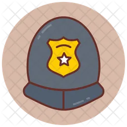 Capacete de polícia  Ícone