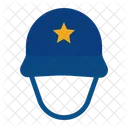 Exercito Militar Capacete Ícone