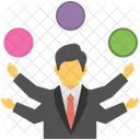 Multitasking Competenze Multi Icon
