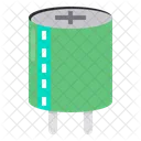 Capacitor Semiconductor Electronics Icon