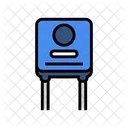 Capacitor Electrical Engineer Icon