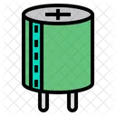 Capacitor Semiconductor Electronics Icon