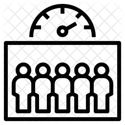 Capacity Icon - Download in Line Style