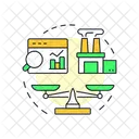 Capacity utilization rates  Icon