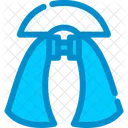Manteau Cape Robe Icône