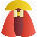 Manteau Cape Robe Icône