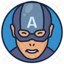 Captain America Guerrier Super Heros Icon