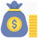 Capital Moneybag Dollar Bag Icon