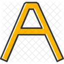 Capital A A Abcd Icon