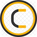 Capital C C Abcd Icon