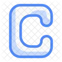 Capital c letter  Icon