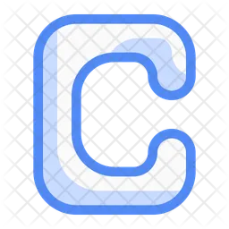 Capital c letter  Icon