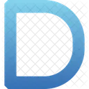 Capital D D Abcd Icon