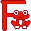 Capital F Alphabet Letter Icon