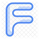 Capital f letter  Icon