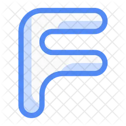 Capital f letter  Icon