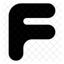 Capital f letter  Icon