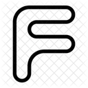 Capital f letter  Icon