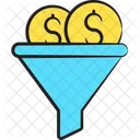 Capital Filtration Money Filtration Sales Funnel Icon