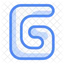 Capital g letter  Icon