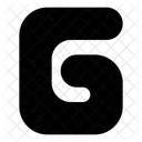 Capital g letter  Icon