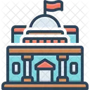 Capital Building Government Icon