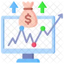 Capital Money Trading Icon