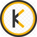 Capital K K Abcd Icon