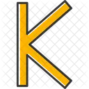 Capital K K Abcd Icon