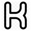 Capital K Letter Logo Loading Loading K 아이콘