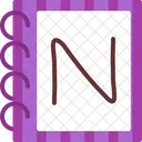 Capital Letter N N Letter Alphabet Icon