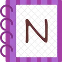 Capital Letter N N Letter Alphabet Icon