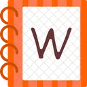 Capital Letter W W Letter Alphabet Icon