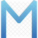 Capital M M Abcd Icon