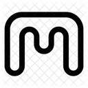Capital M Letter Logo Loading Loading M Icon