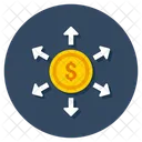 Capital Outflow Cash Flow Cash Outflow Icon