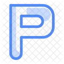 Capital P Letter Logo Loading Loading P Icon