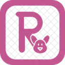Capital R Logo Alphabet Icon
