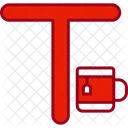 Capital T Font Design Icon